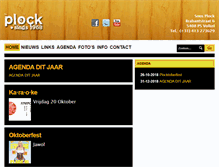 Tablet Screenshot of plock.nl