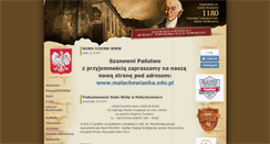 Desktop Screenshot of malachowianka.plock.org.pl