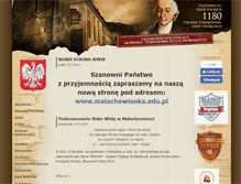 Tablet Screenshot of malachowianka.plock.org.pl